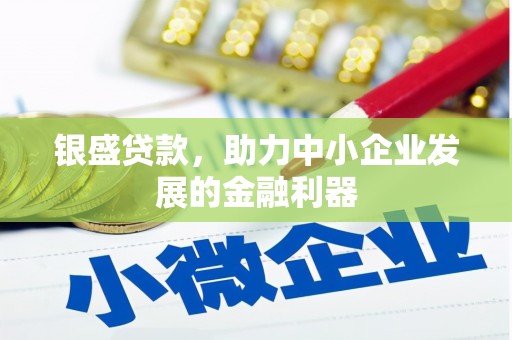 黑山银盛贷款，助力中小企业发展的金融利器