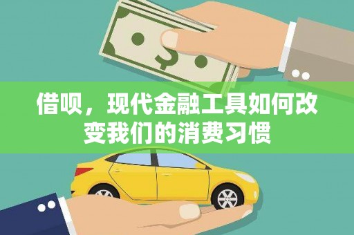 黑山借呗，现代金融工具如何改变我们的消费习惯