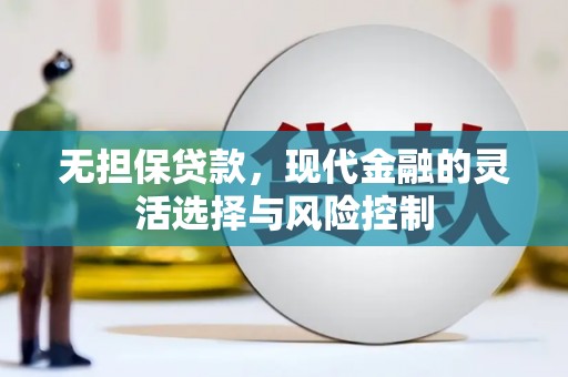 黑山无担保贷款，现代金融的灵活选择与风险控制