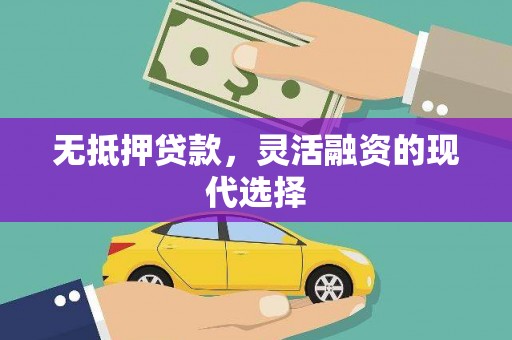 黑山无抵押贷款，灵活融资的现代选择