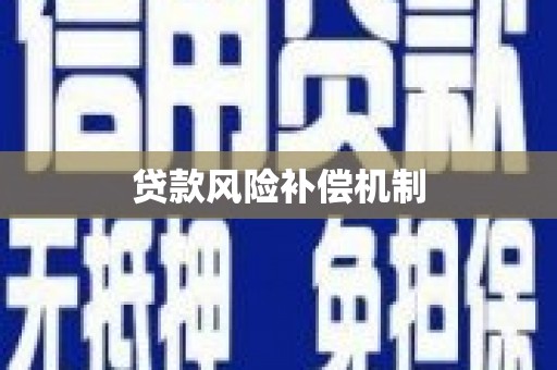 黑山贷款风险补偿机制
