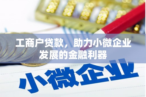 黑山工商户贷款，助力小微企业发展的金融利器