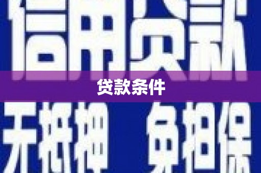 黑山贷款条件