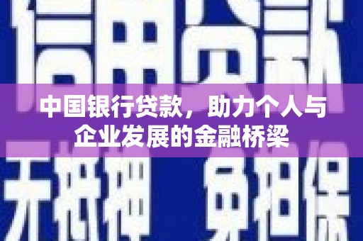 黑山中国银行贷款，助力个人与企业发展的金融桥梁